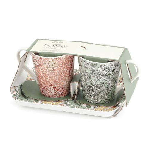 Image showing the Morris & Co Mug & Tray Set, Multi product.