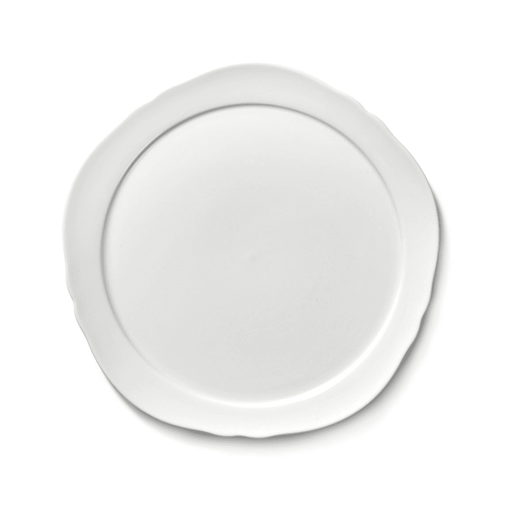 Silhouette by Sergio Herman Set of 4 Dinner Plates, White