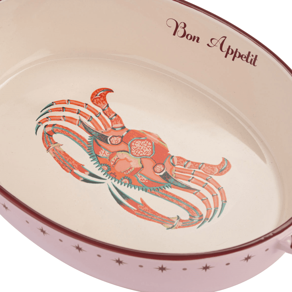 Crab Oval Roaster, Purple