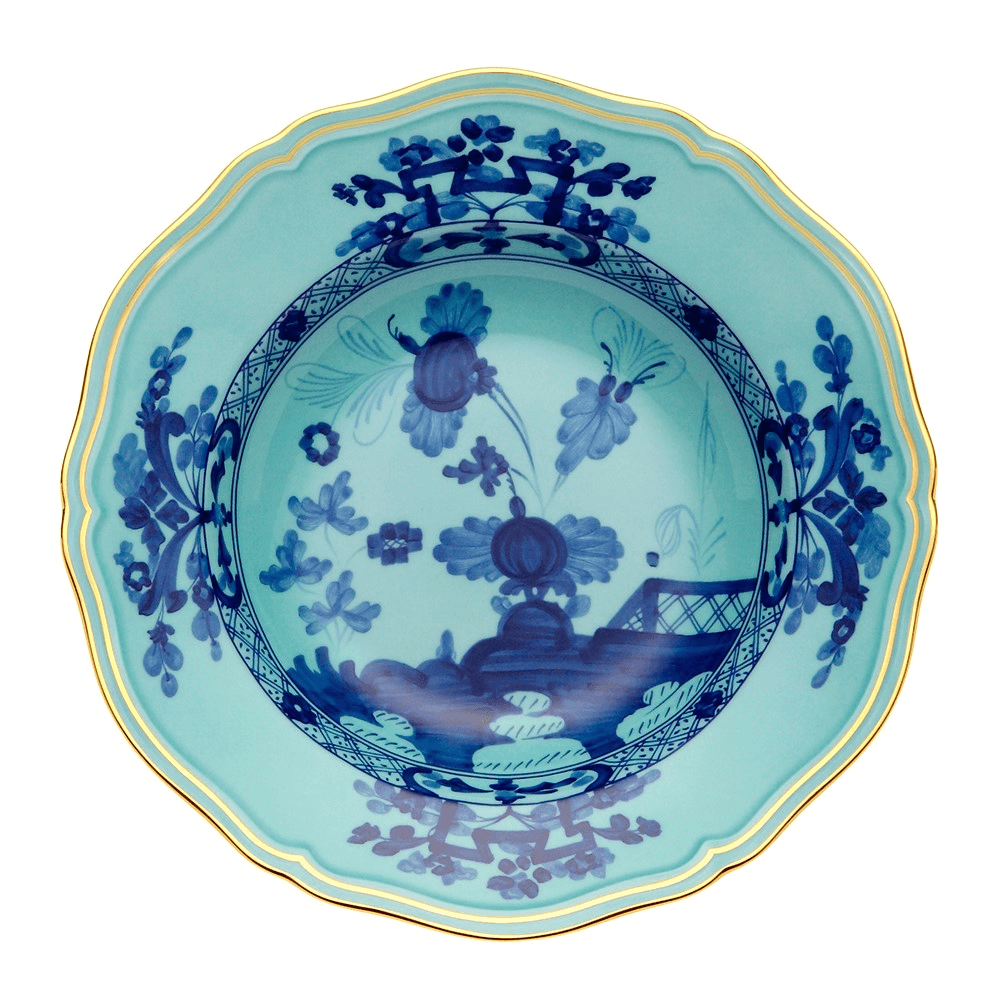 Oriente Italiano Soup plate, Iris