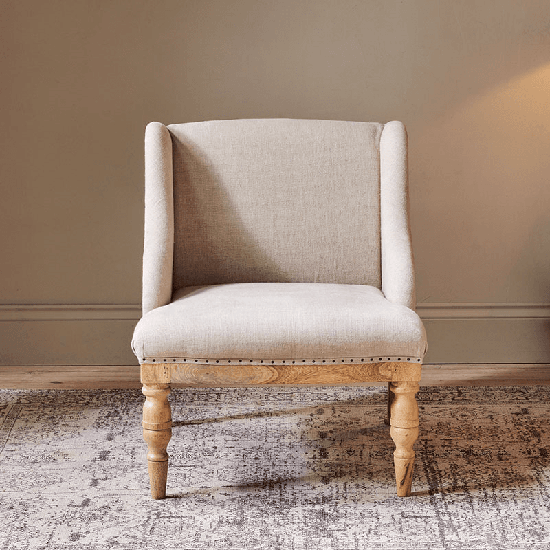 Elbu Deconstructed Linen Armchair