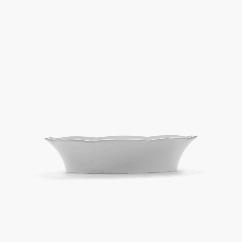 Silhouette by Sergio Herman Oval Serving Bowl, White