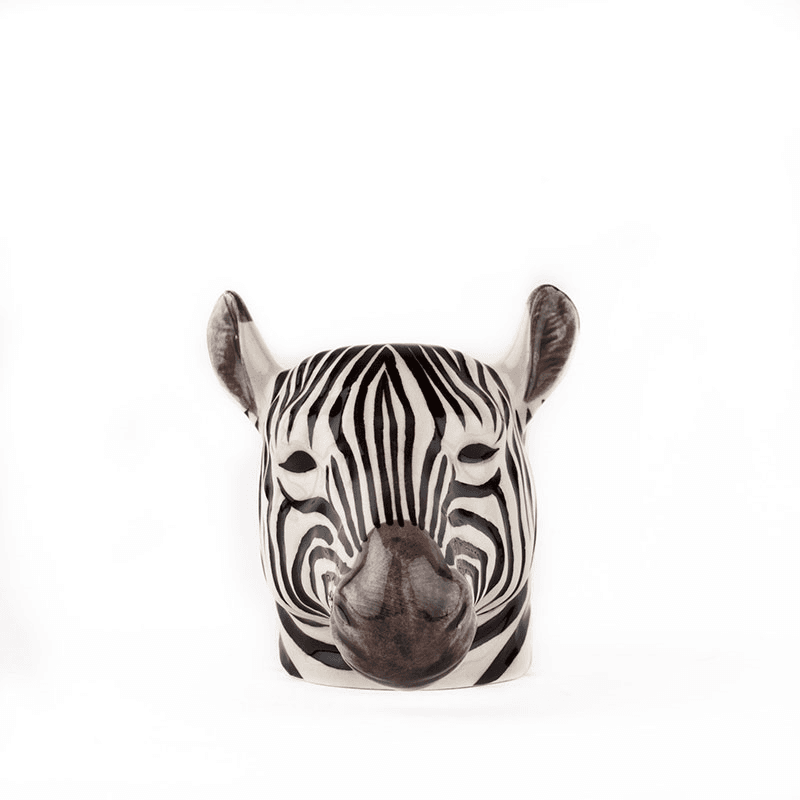 Zebra Egg Cup, Black & White