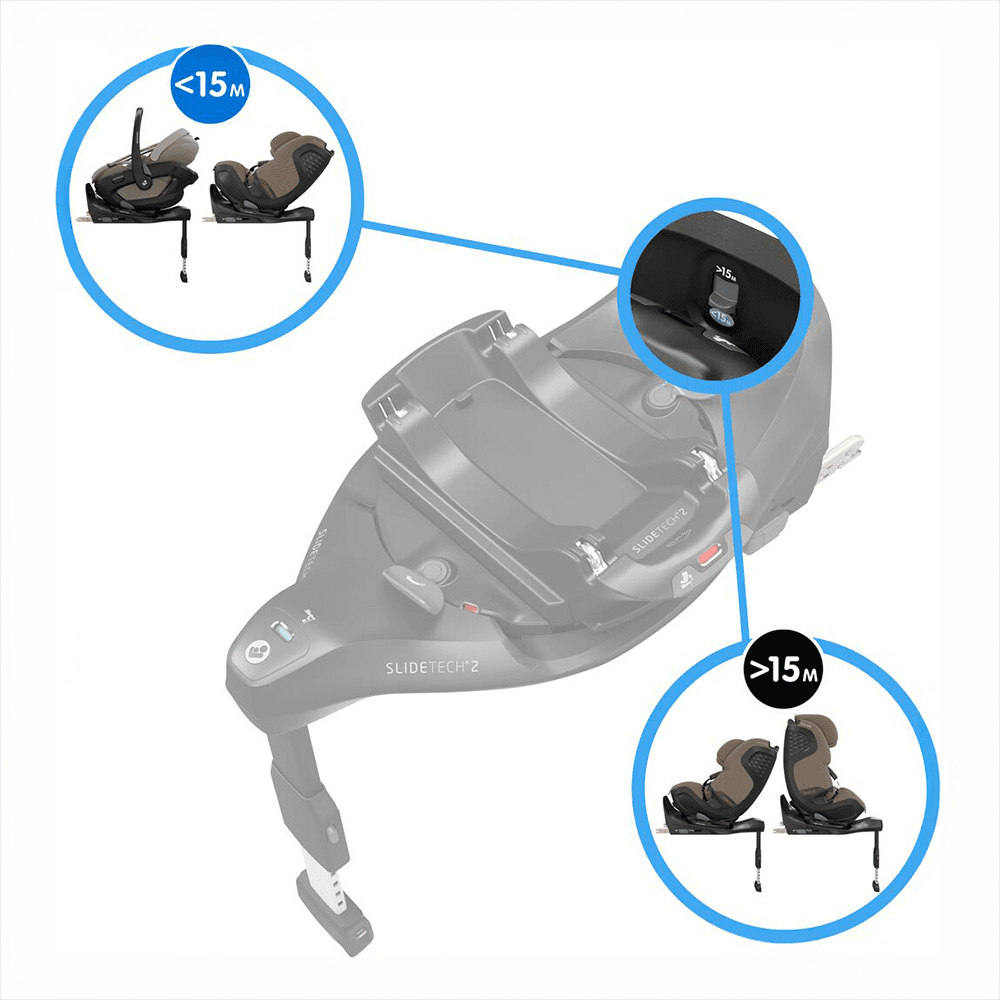 Familyfix Slide Pro ISOFIX Base, Black