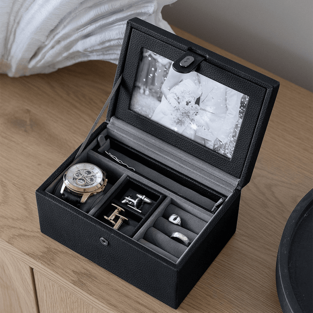 Luxury Photo Valet Box, Black