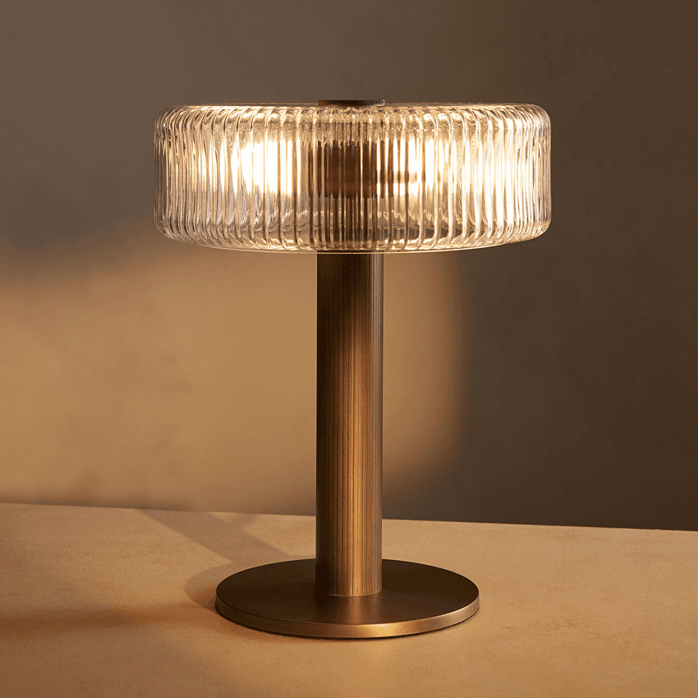 Renato Table Lamp, Antique Brass
