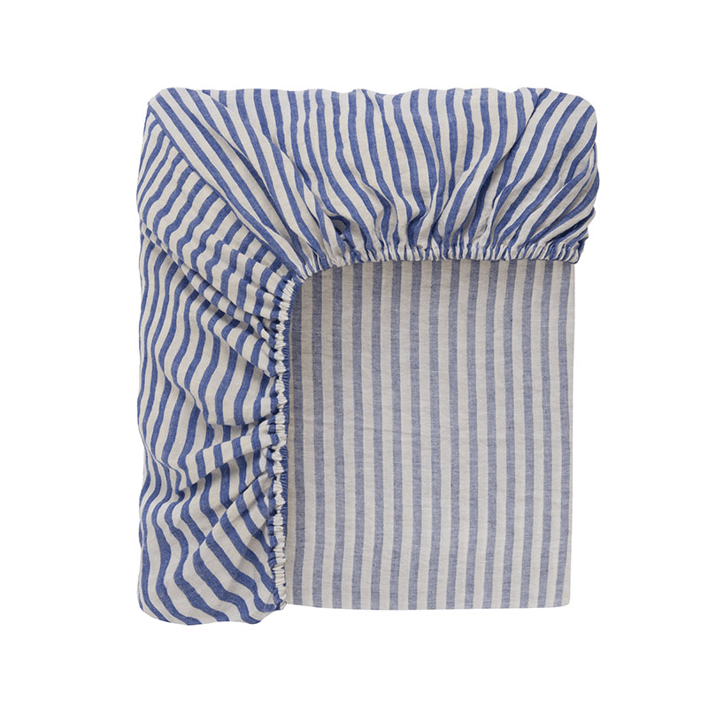 Cora Stripe Linen Duvet Cover