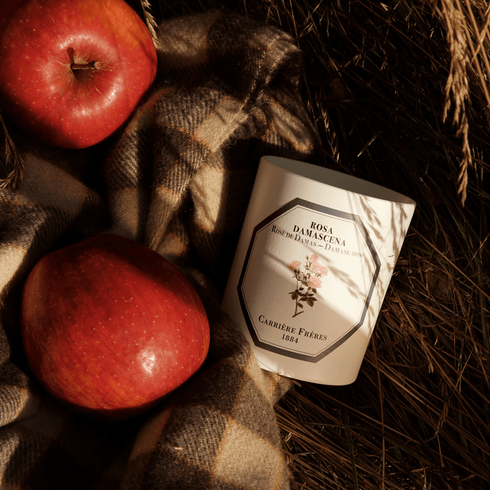 Damask Rose Scented Candle