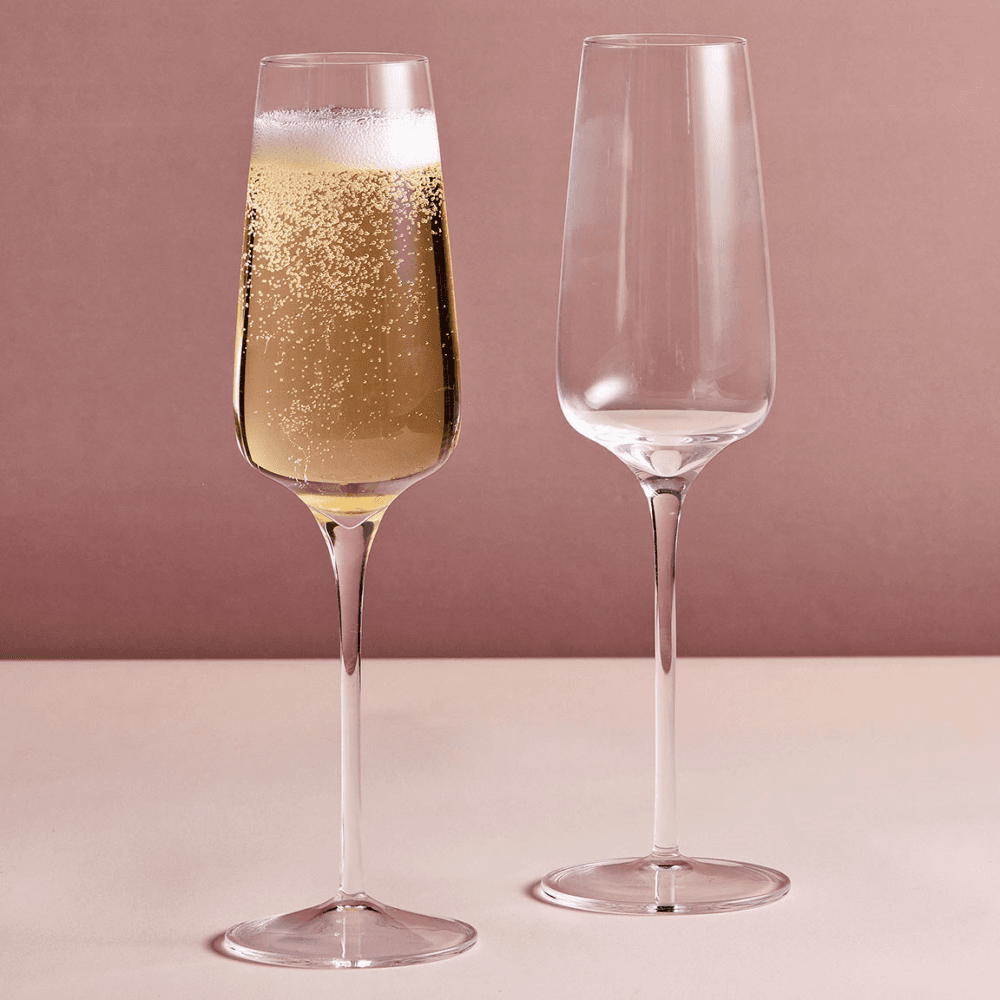 Juno Set of 2 Champagne Flutes