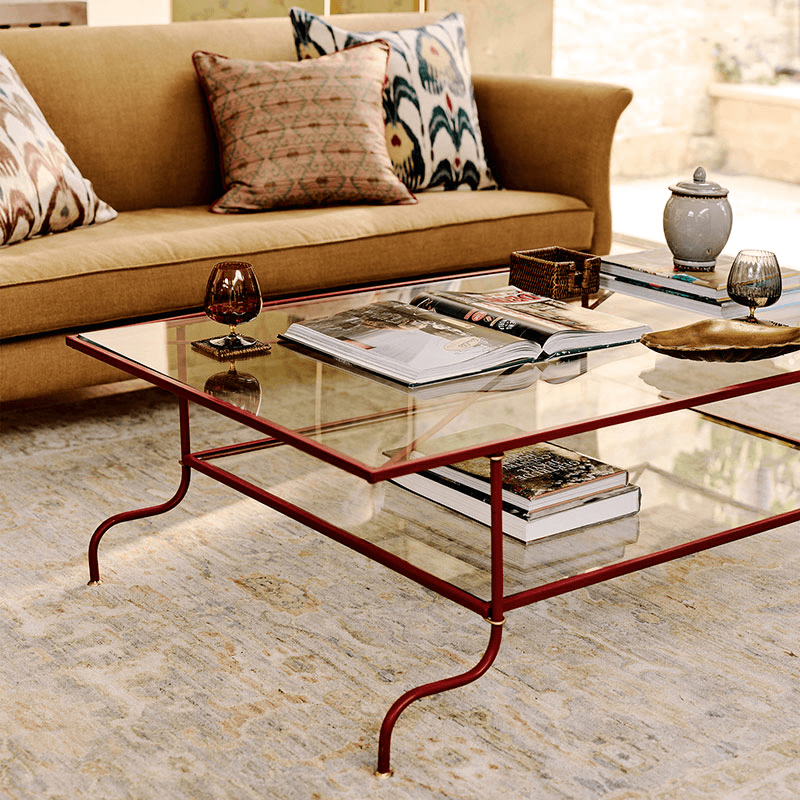 Yulan Coffee Table, Chinese Red