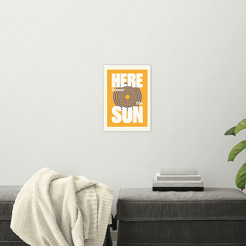 HollieGraphik Sun Print, Yellow