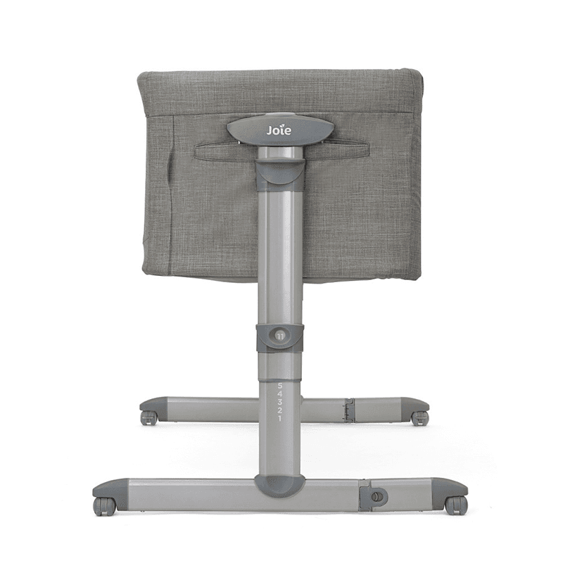 Roomie Glide Bedside Crib With Gliding Function, Foggy Grey