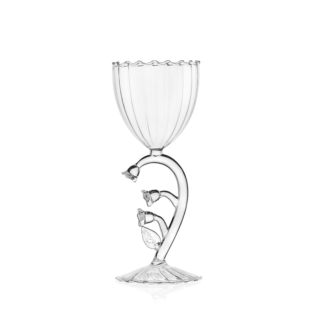 Botanica Lily of the Valley Stemmed Glass