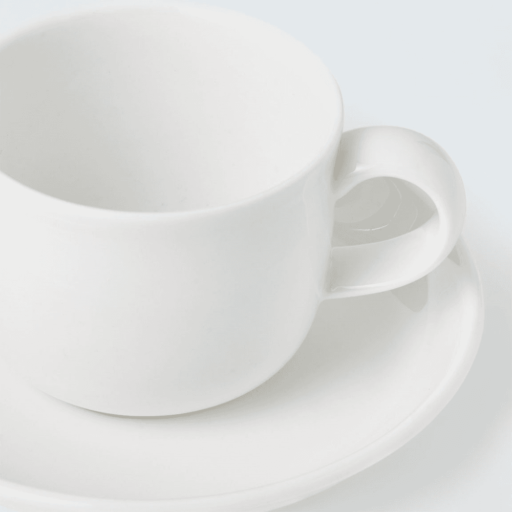 Queensberry Hunt Cupola Set of 2 Espresso Cup & Saucer, White