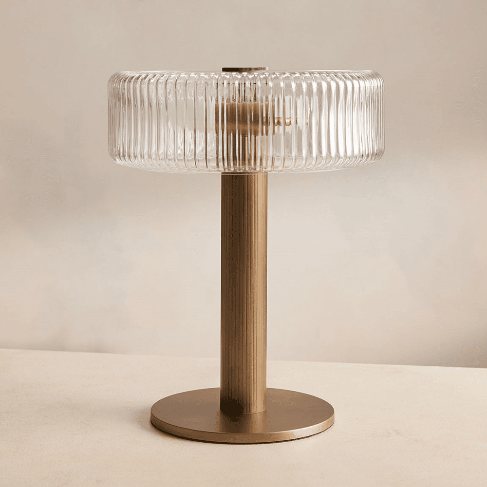 Renato Table Lamp, Antique Brass