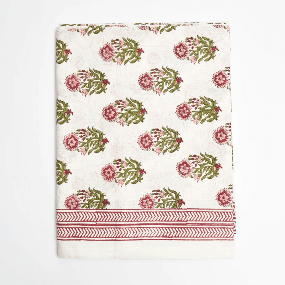 Summer Garden Tablecloth, Pink