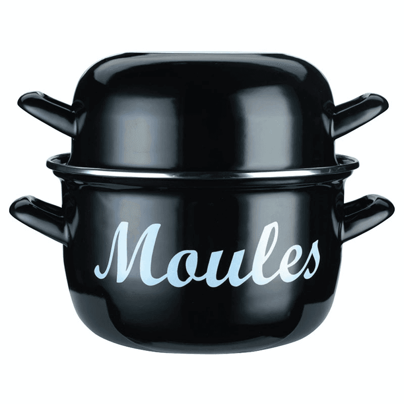 Mediterranean Mussel pot, Enamelled Steel