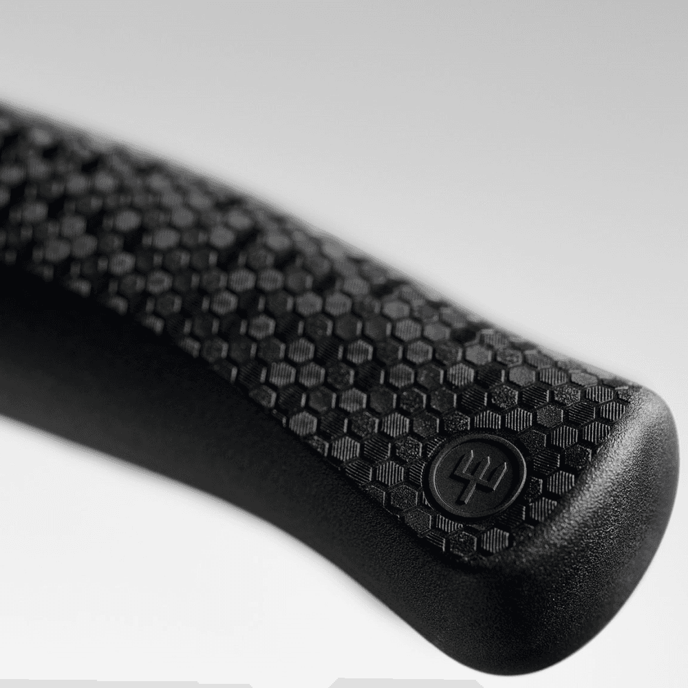 Performer Santoku with Hollow Edge, Black