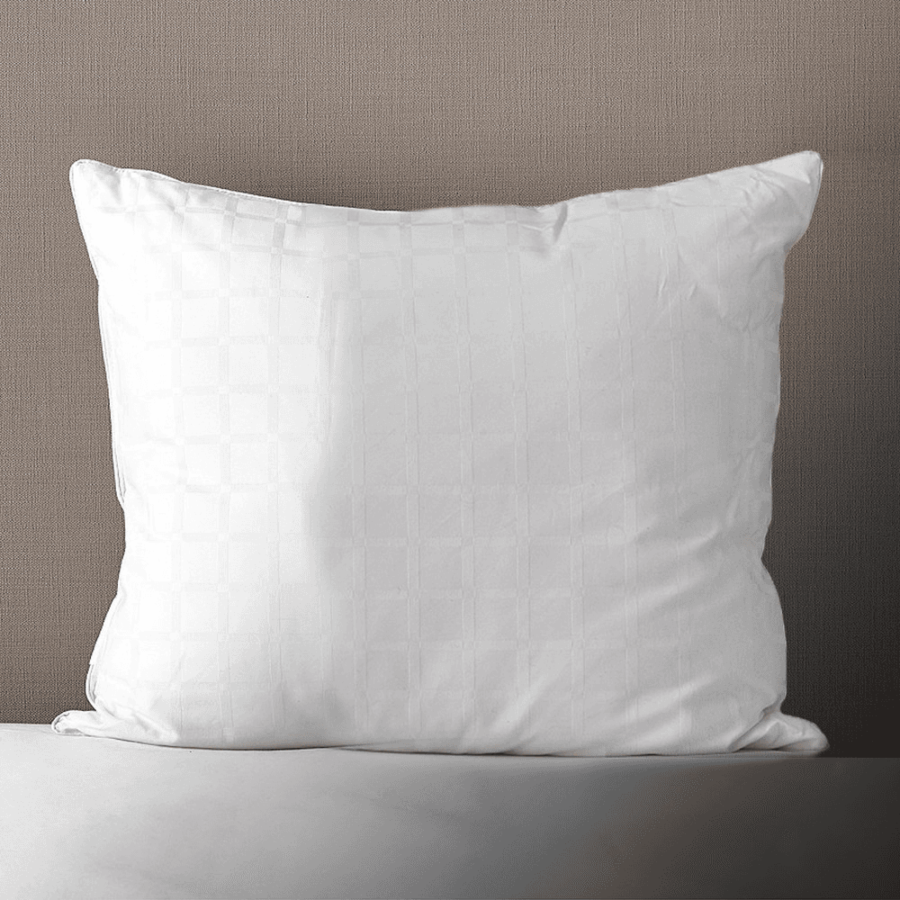 Soft and Light Breathable Medium Support Square pillow, White