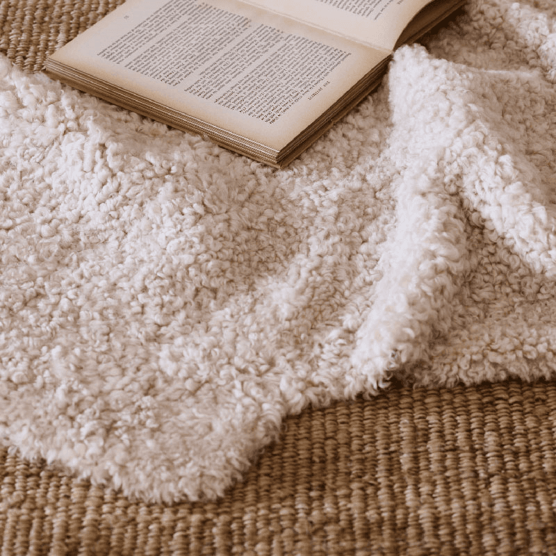 Tussock Sheepskin Rug, Pearl