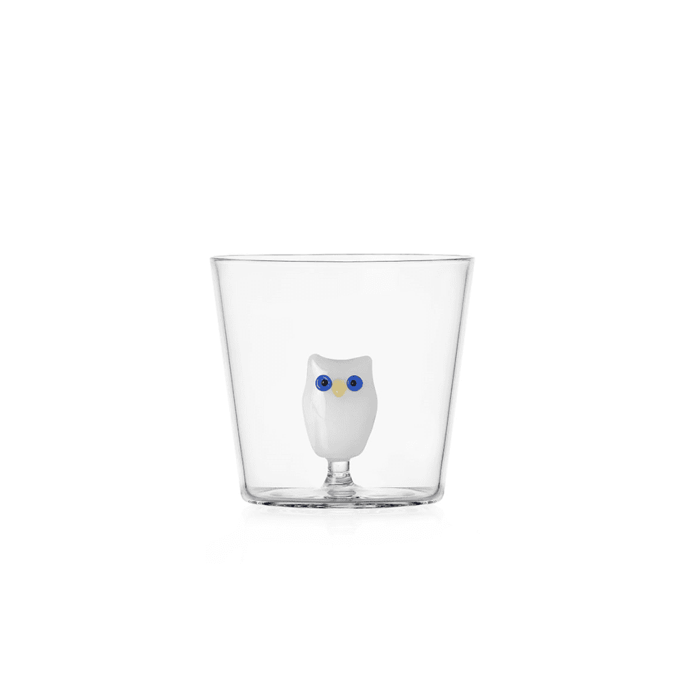 Animal Farm Owl Tumbler, White