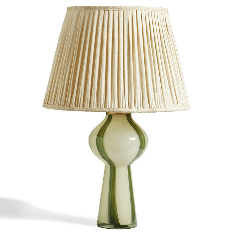 Eleanor Glass Table Lamp, Green