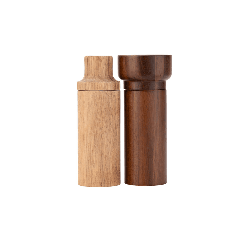 Travellers Rest Salt & Pepper Grinders, Brown