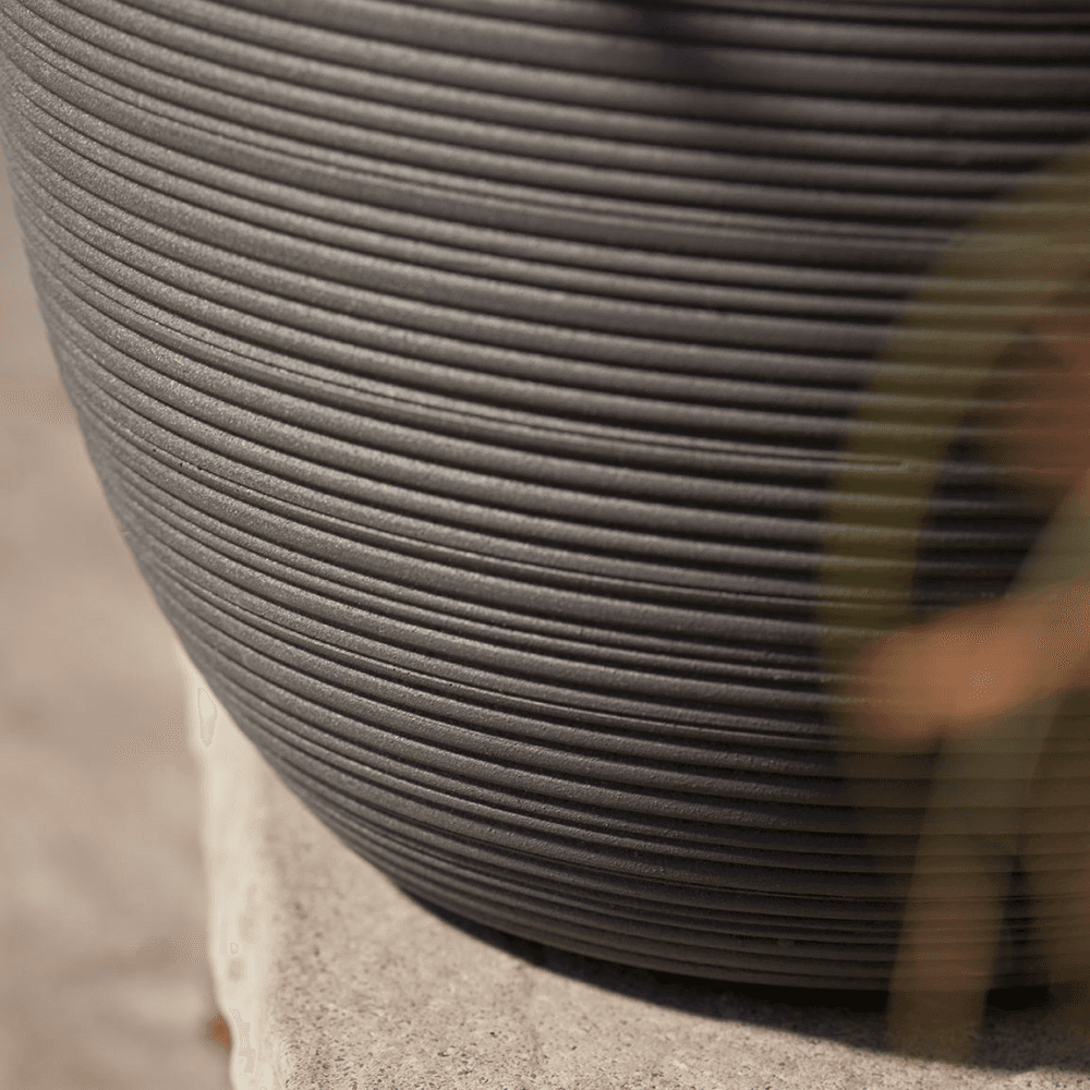 Celano Set of 3 Planters, Black
