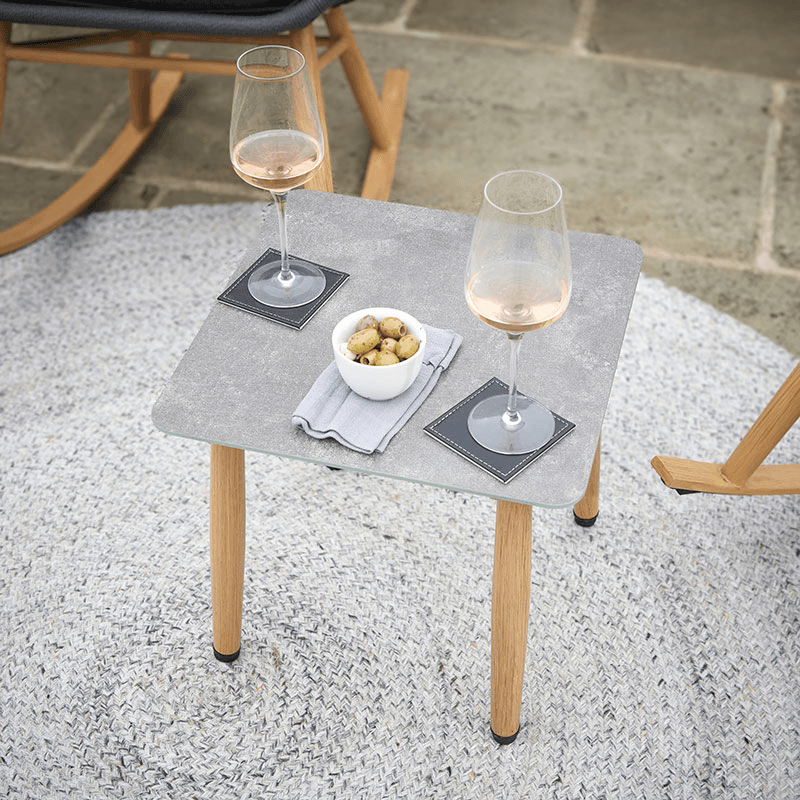 Tweed Indoor Outdoor Rug, Warm Grey