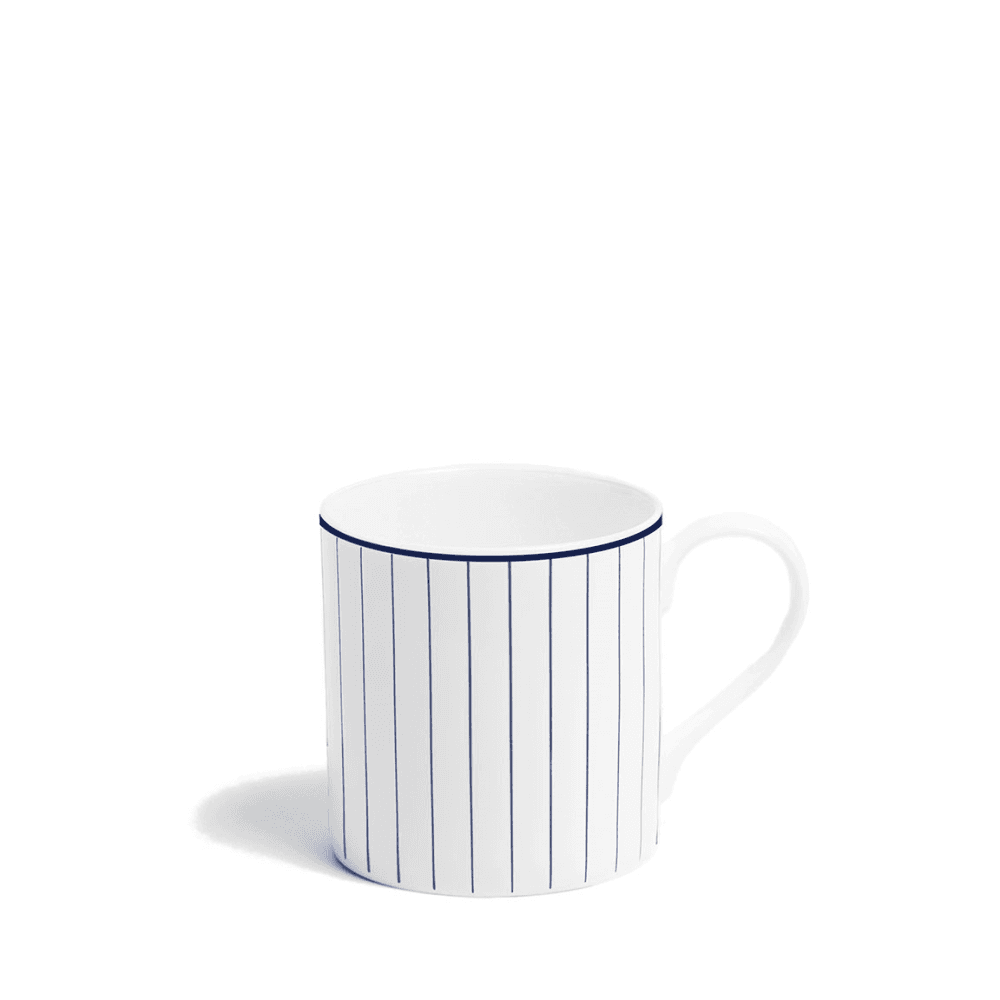 Bone China Pinstripe Mug