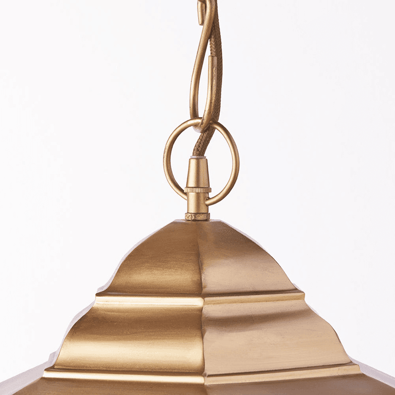 Markham Lantern, Antique Brass
