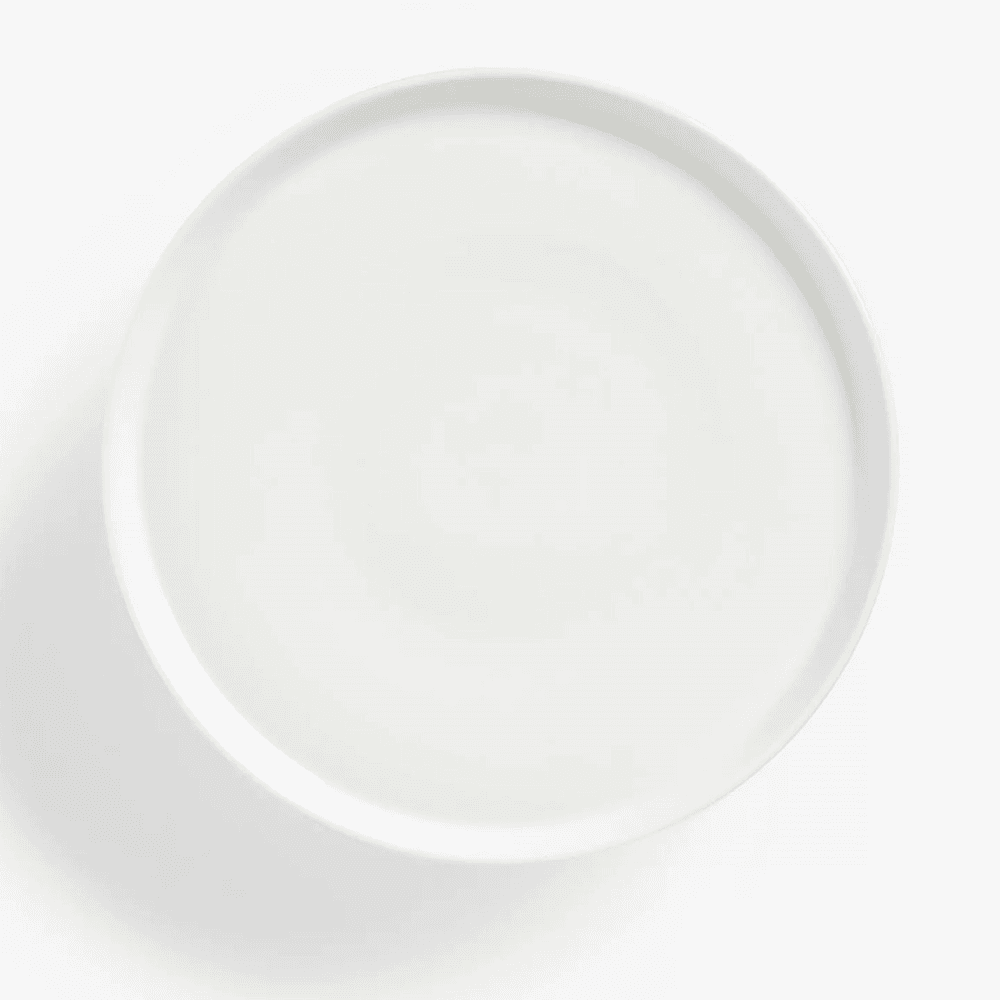 Eat Porcelain Cake Stand, White