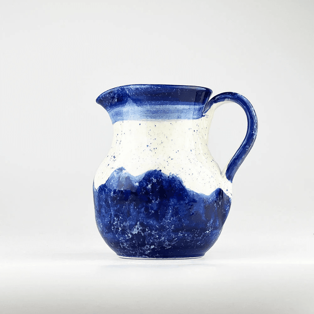 Wave Jug, Blue