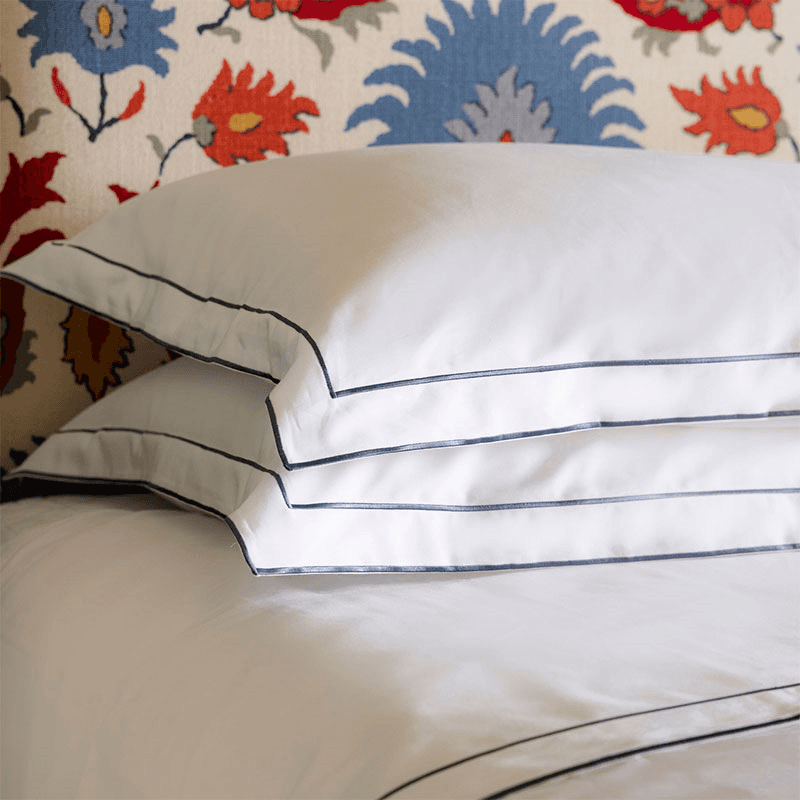Frame Two Corded Pair of Pillowcases