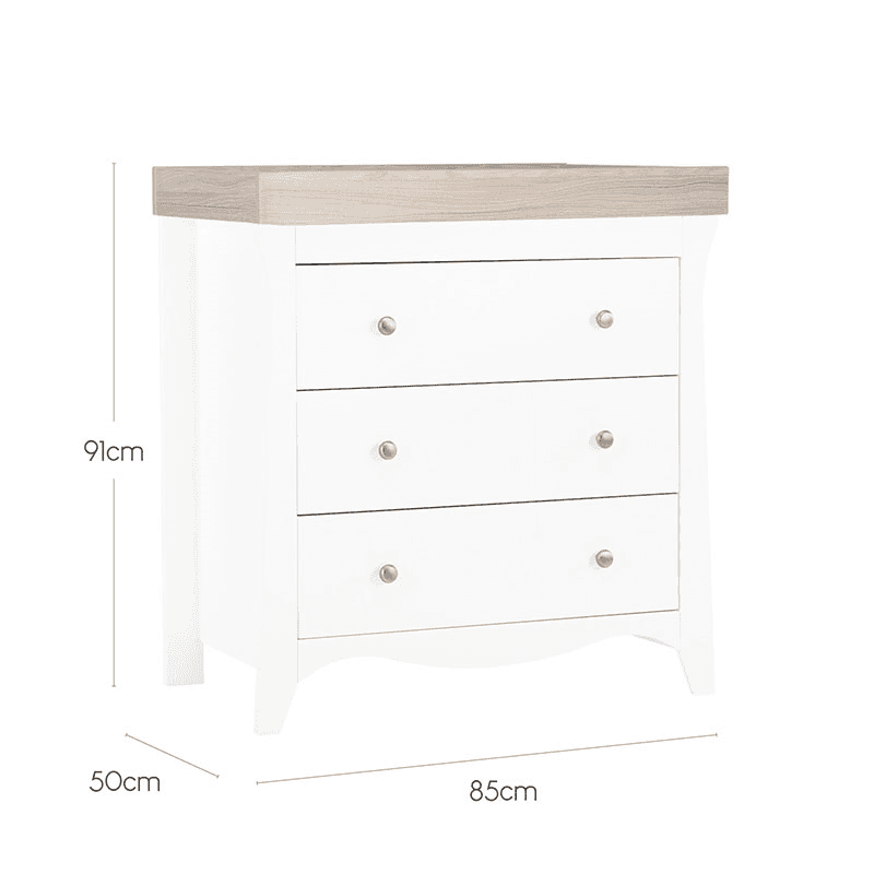 Clara 3 Piece Nursery Furniture Set