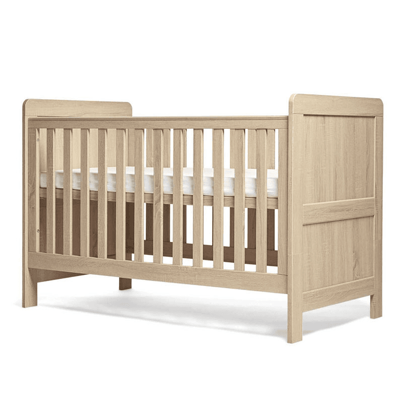 Atlas 2 Piece Nursery Furniture Set (excl. Mattress), Light Oak