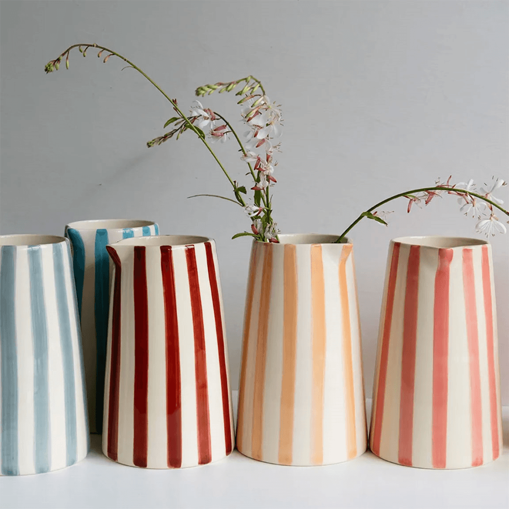 Candy Stripe Pitcher