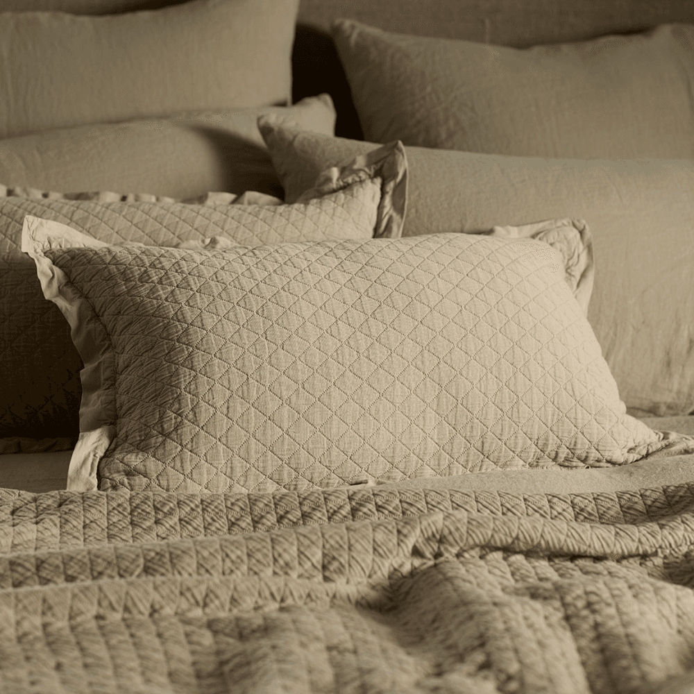Evelyn Cushion Cover, Soft Sage