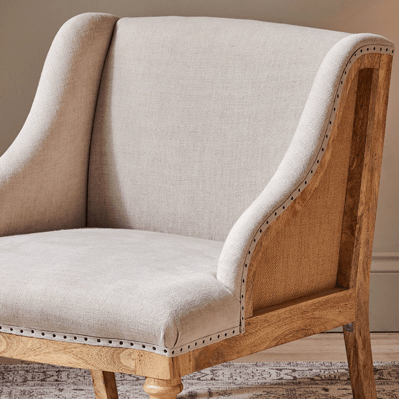 Elbu Deconstructed Linen Armchair