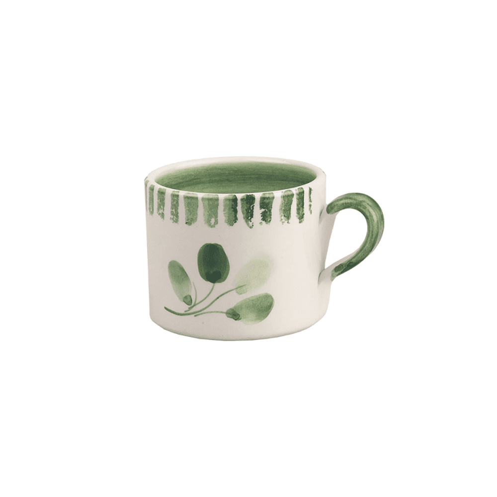 Flora Stripe Mug, Green