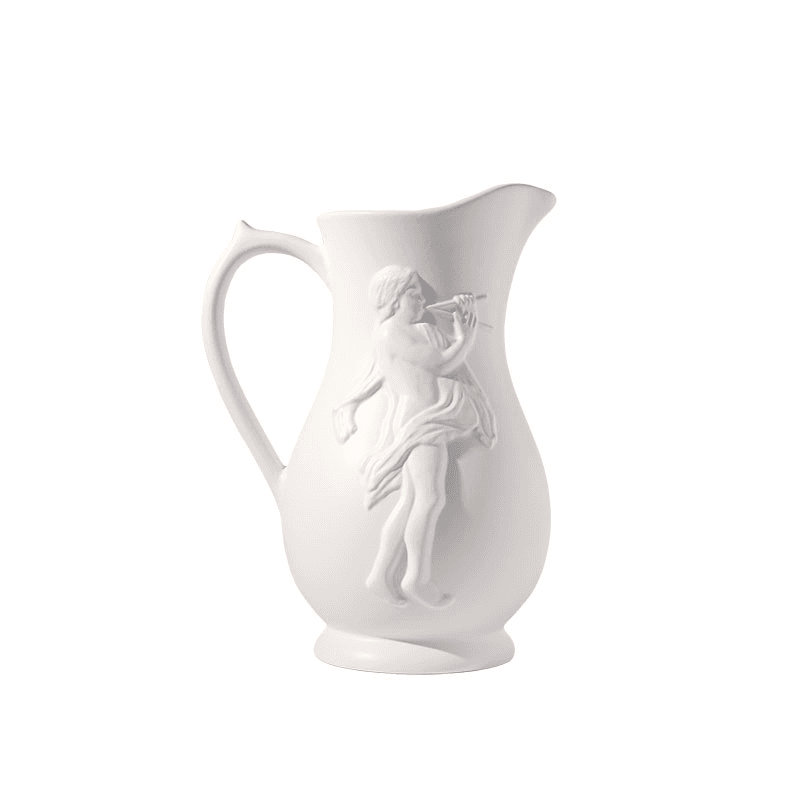 Marsyas Ceramic Jug, White