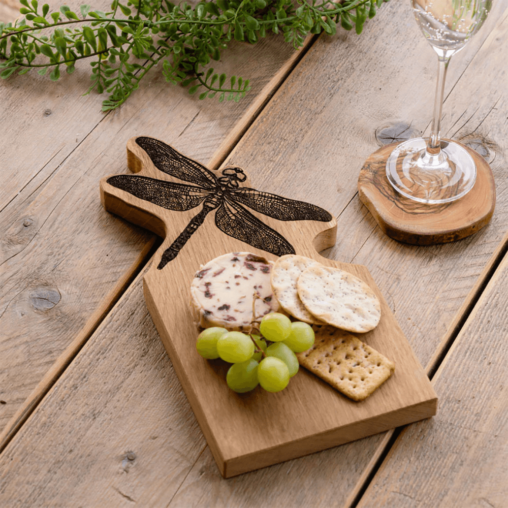 Dragonfly Oak Serving Board