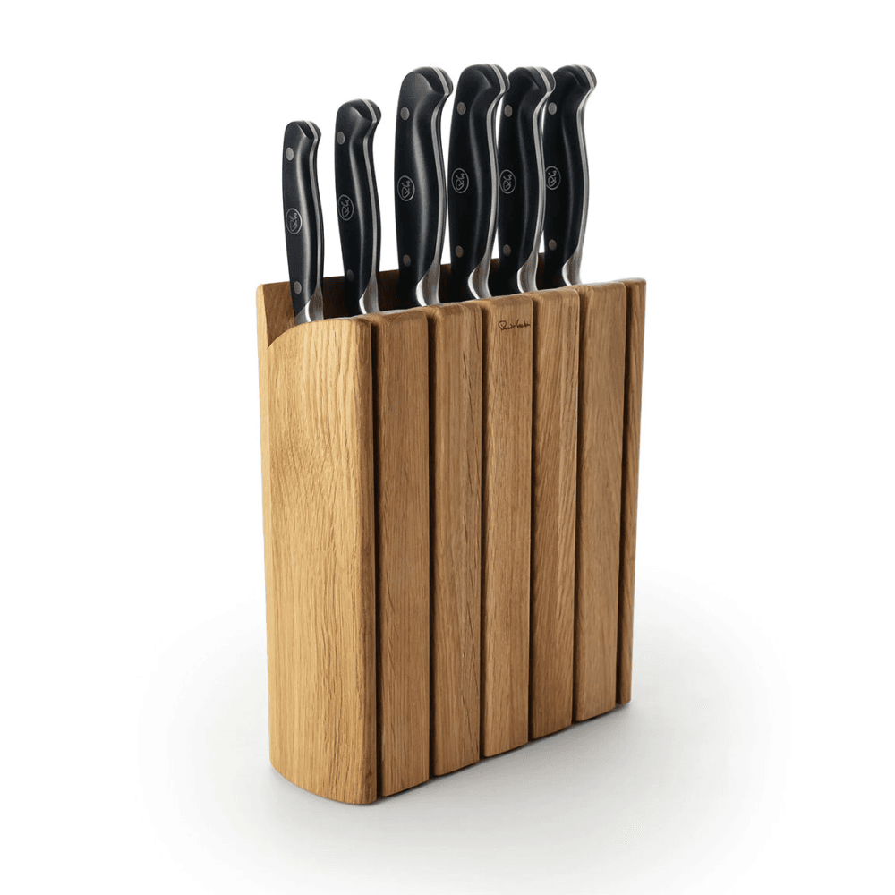 Professional Book Knife Block Set, Stainless Steel