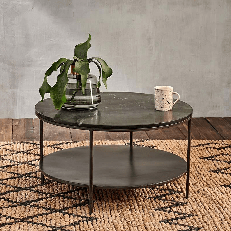 Karoko Marble Coffee Table, Black