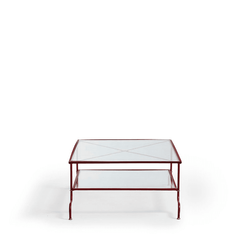 Yulan Coffee Table, Chinese Red
