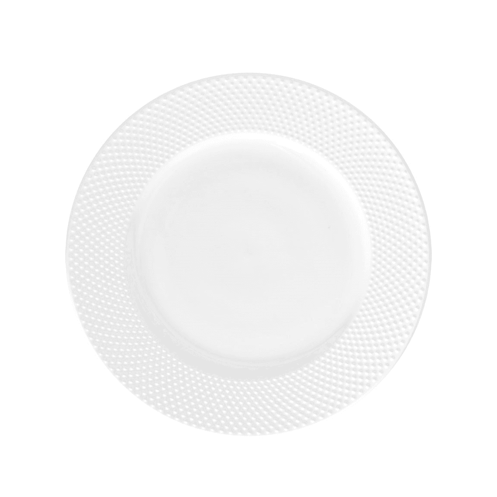 Richiamo Dinner Plate, White