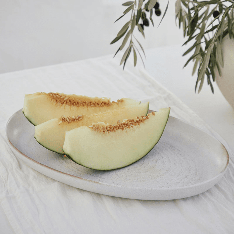 Vermont Oval Platter, Cream