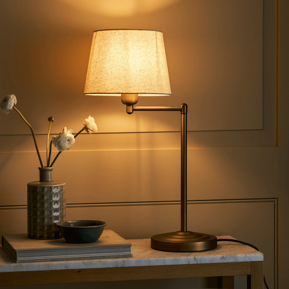 Peartree Table Lamp, Antique Bronze