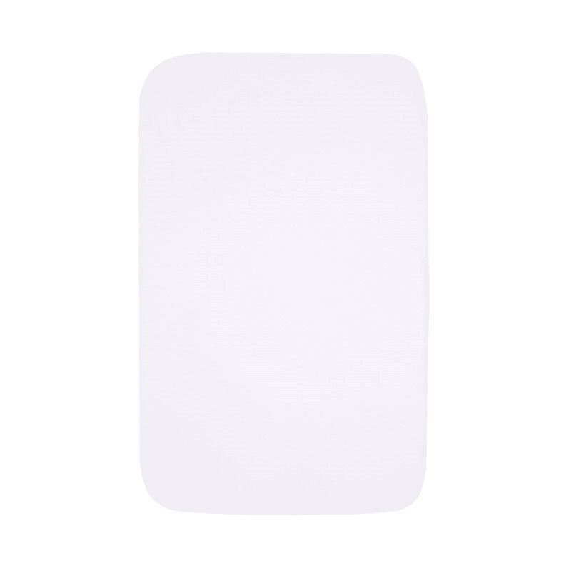 Pack of 2 Crib Fitted Sheets, Essentials White