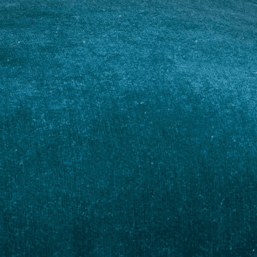 Velvet Pouffe, Teal